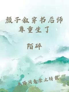 颜子叙穿书后师尊重生了