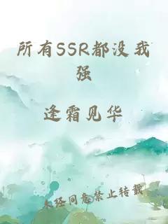 所有SSR都没我强