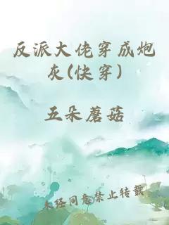 反派大佬穿成炮灰(快穿)